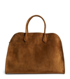 THE ROW SUEDE MARGAUX 17 TOTE BAG