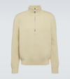 BOTTEGA VENETA WOOL HALF-ZIP SWEATER