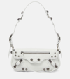 Balenciaga Extra Small Le Cagole Lambskin Leather Shoulder Bag In White