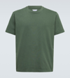 Bottega Veneta Crew-neck Cotton T-shirt In Green