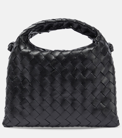 BOTTEGA VENETA HOP MINI INTRECCIATO LEATHER TOTE BAG