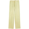 Jil Sander Glossy-finish Trousers In Beige
