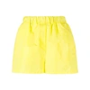 Msgm Shorts With Elastic In Yellow