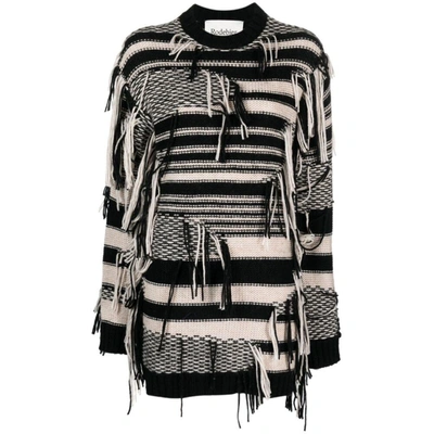 Rodebjer Striped Cotton Jumper In Multicolor