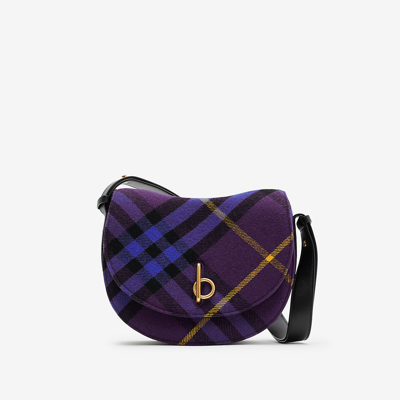 Burberry Rocking Horse Plaid-check Shoulder Bag In Ribbon