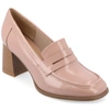 Journee Collection Malleah Loafer Pump In Pink