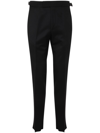 Z ZEGNA Z ZEGNA PRESSED CREASE TAILORED TROUSERS