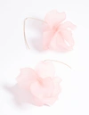 Lovisa Pink Frosted Flower Drop Earrings In Multi