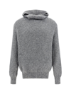 NEVER ENOUGH NEVER ENOUGH BALACLAVA HOODED KNITTED JUMPER
