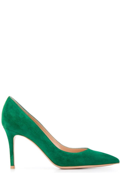 Gianvito Rossi Pointed In Green