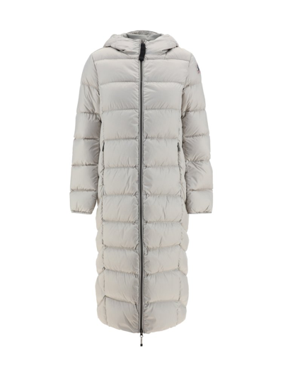 Parajumpers Leah Hooded Down Coat In Grey