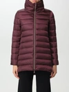 Save The Duck Jacket  Woman In Burgundy
