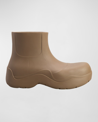 Bottega Veneta Men's The Puddle Boots In Brown