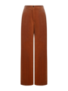 FORTE FORTE FORTE_FORTE  TROUSERS BROWN