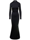 Balenciaga Stretch Tech Activewear Gown In Black