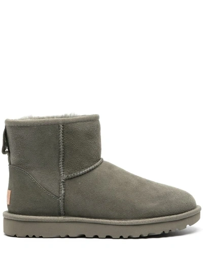 Ugg Classic Mini Ii Ankle Boots In Gray
