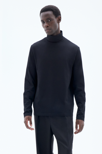 Filippa K 93 Turtleneck Tee In Black