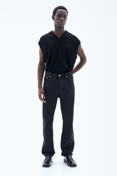 Filippa K 93 Classic Straight Jeans In Black