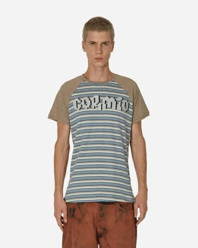 Cormio Boah Raglan Striped T-shirt Blue / Sand In Multicolor