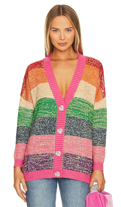 Olivia Rubin Mika Cardigan In Pink