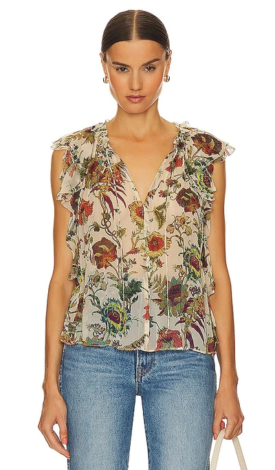 Ulla Johnson Dominique Top In Beige