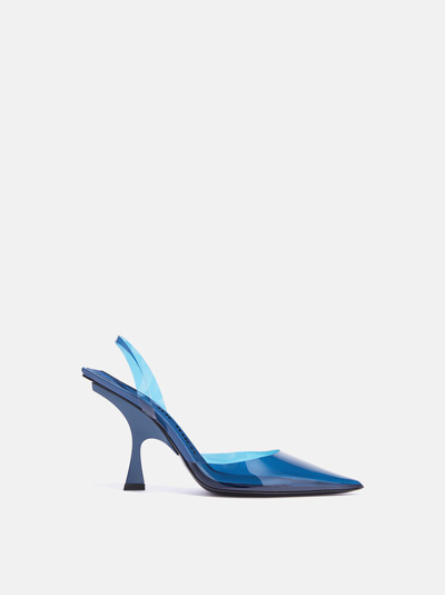 Attico ''ester'' Electric Blue Slingback