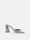 Attico Mule ''mini Devon'' Blue Denim In Blue Denim