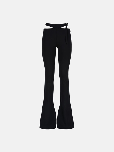 ATTICO THE ATTICO BOTTOMS GEND - BLACK LONG PANTS BLACK MAIN FABRIC: 68% RAYON 27% POLYAMIDE 5% SAPPHIRES, 