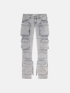 ATTICO ''ESSIE'' LIGHT GREY LONG trousers