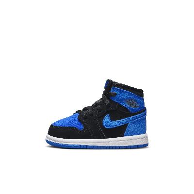 Jordan 1 Retro High Og Baby/toddler Shoes In Black