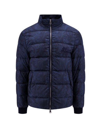 Etro Jacket In Blue