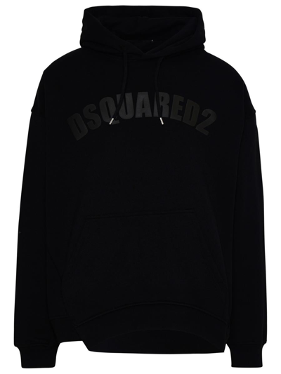 Dsquared2 Black Cotton Sweatshirt