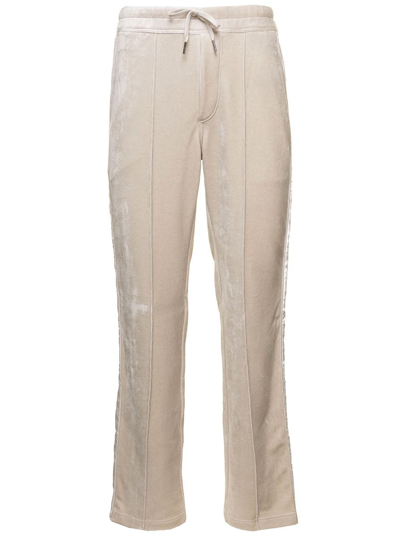 Tom Ford Bonded Vlour Pants In Neutrals