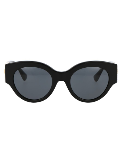 Versace 0ve4438b Sunglasses In Gb1/87 Black