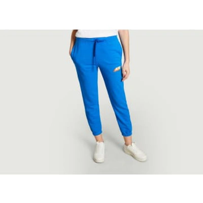 Autry Logo-print Cotton Track Pants In Blue