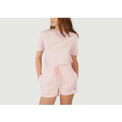 Autry Tennis Academy Short-sleeve T-shirt In Pink