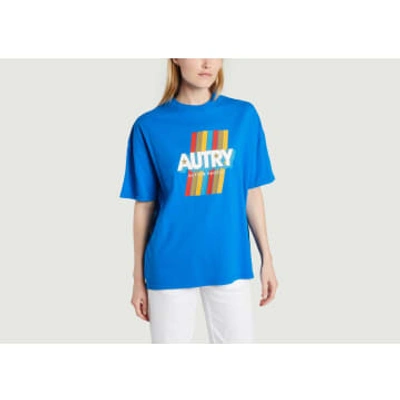 Autry Aerobic Wom T-shirt In Blu