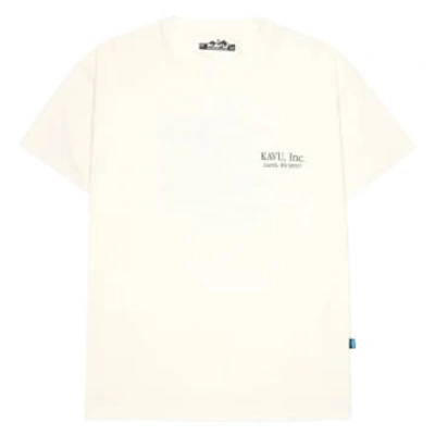 Kavu Stack Cap T-shirt In White