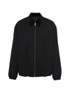 Prada Velvet-collar Wool Jacket In Black