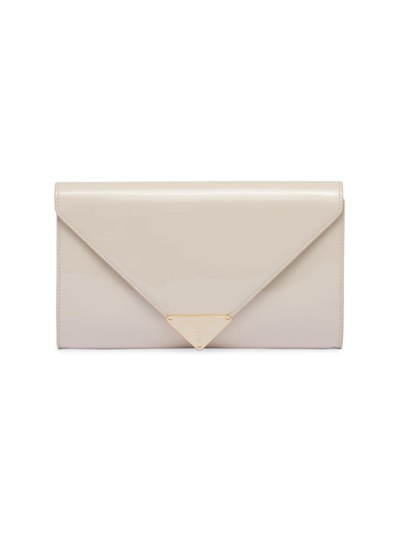 Prada Patent Leather Mini-bag In Beige