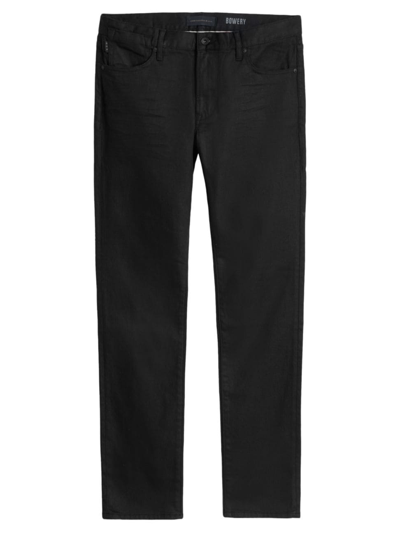 John Varvatos Men's J701 Coated Stretch Jeans In Black