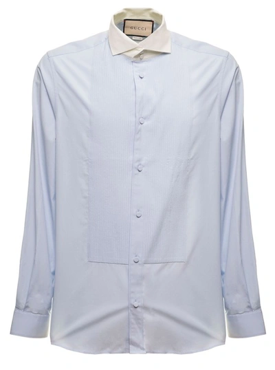 Gucci Cotton Poplin Boxy Shirt In White