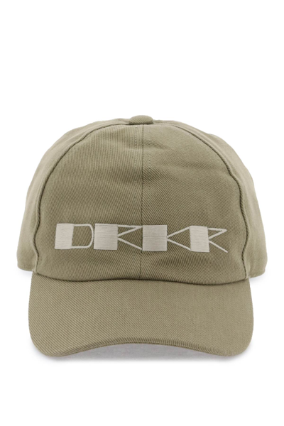 Drkshdw Embroidered Baseball Cap In Green