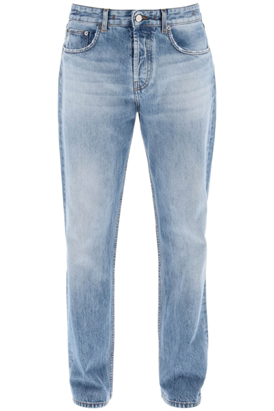 Jacquemus Le De Nìmes Fresa Regular Jeans In Light Blue