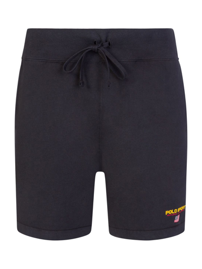 Polo Ralph Lauren Polo Sport Logo Shorts In Black