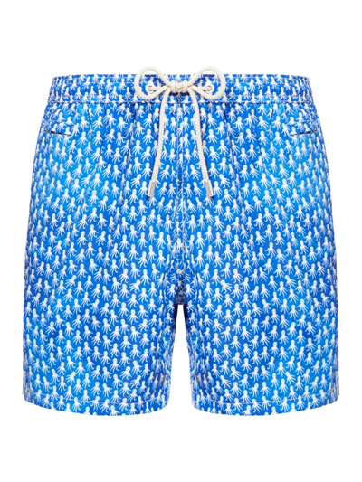 Mc2 Saint Barth Lighting Micro Fantasy Swim Shorts In Blue