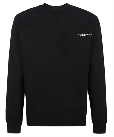 A-cold-wall* A Cold Wall Essentials Small Logo Crewneck Sweatshirt In Black