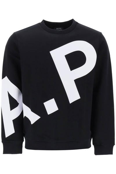 Apc Cory Crew Neck Sweatshirt In Black