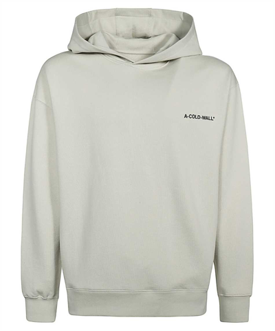 A-cold-wall* A Cold Wall Essentials Small Logo Hoodie In White