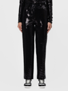 SEVENTY SEVENTY STRAIGHT TROUSERS WITH SQUARE SEQUINS